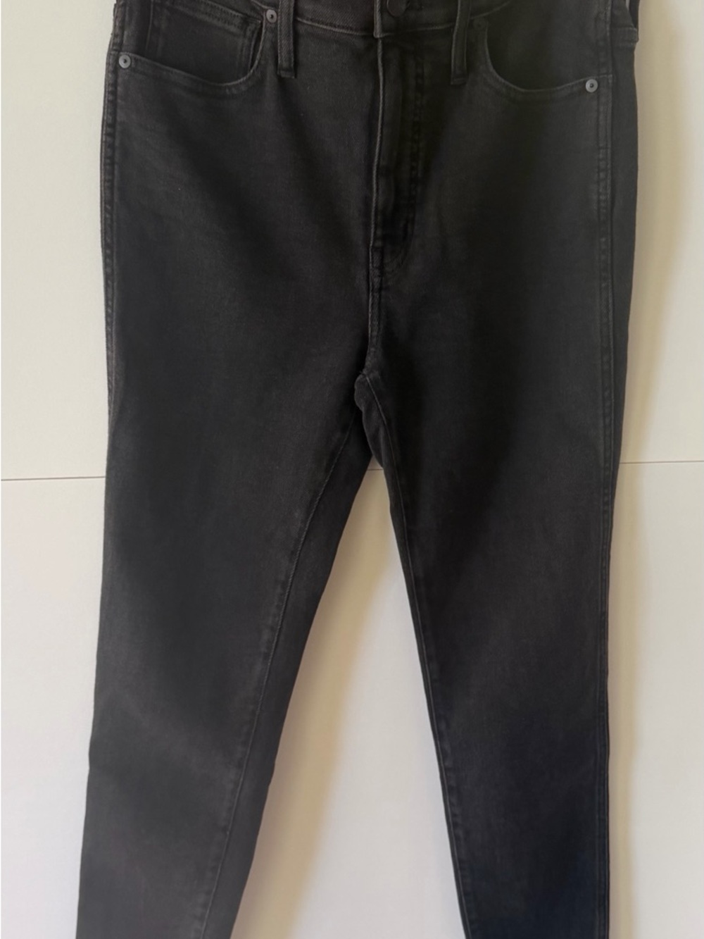 Madewell High-Rise Black Skinny Jeans Size 30 NWT